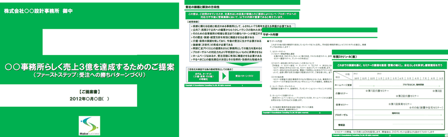 設計事務所コンサルティング提案書